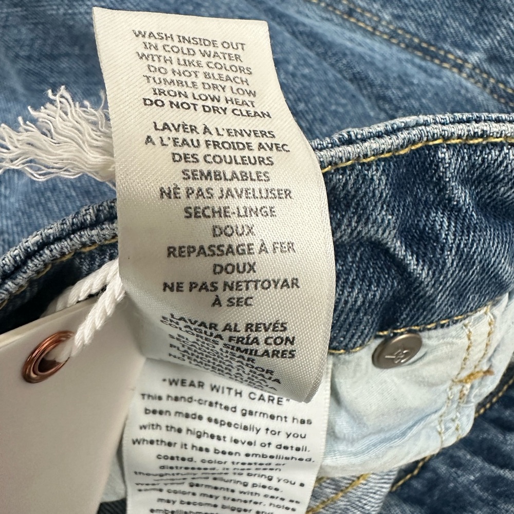 Good American Style GB999TFT Good Boy Jeans Size 18 Inseam 32 Blue941 NWT - Picture 10 of 10